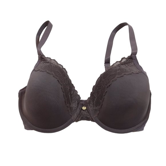 NATORI Lace Trim Refined Contour Underwire Bra Size 32 Brown - Picture 1 of 7